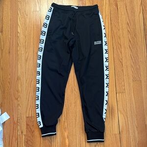 BETTER BODIES Black and White Joggers
